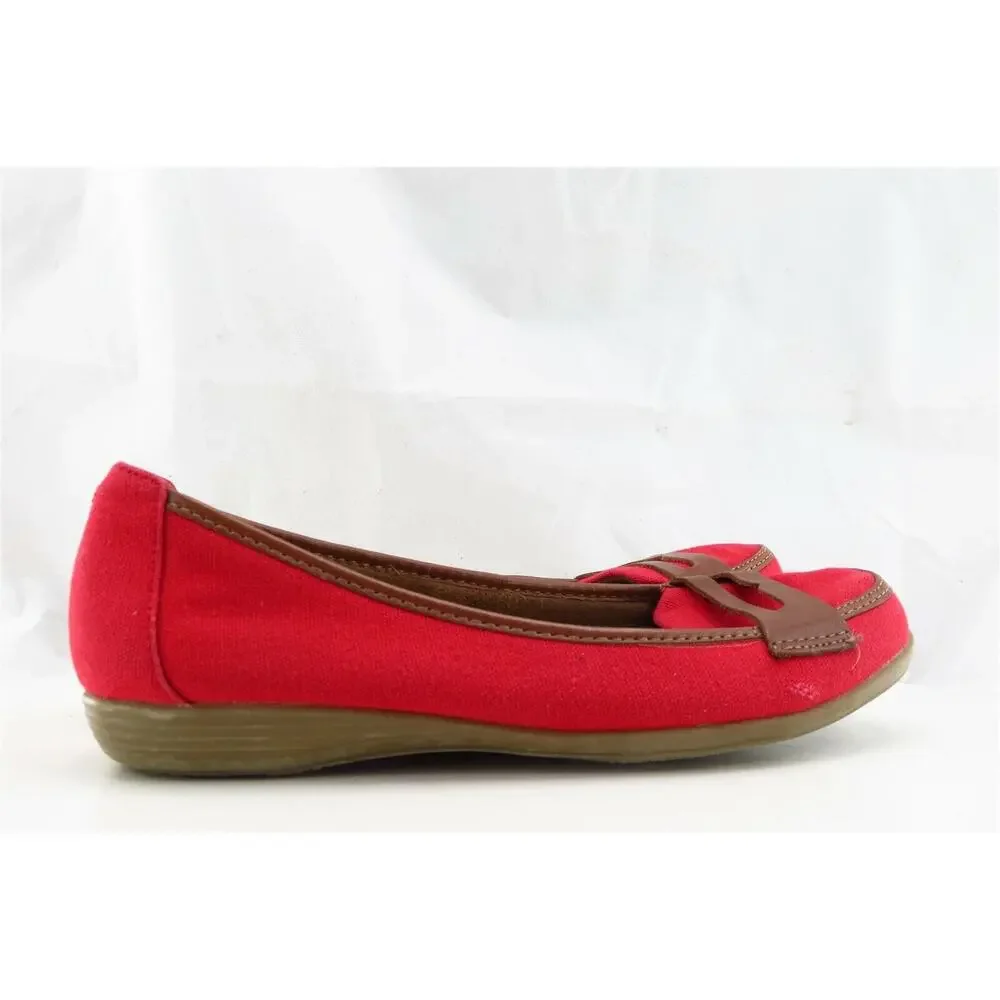 Naturalizer Size 7.5 M Red Loafer‎ Shoes Leather Women Kaylee